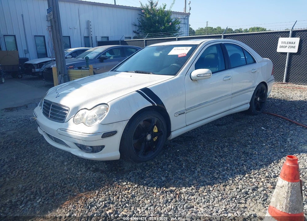 2007 MERCEDES-BENZ C CLASS VIN: WDBRF52H27F893087