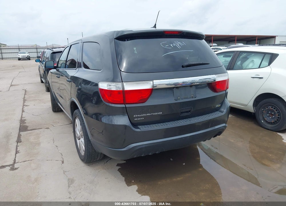 2011 DODGE DURANGO VIN: 1D4RE2GG9BC707433