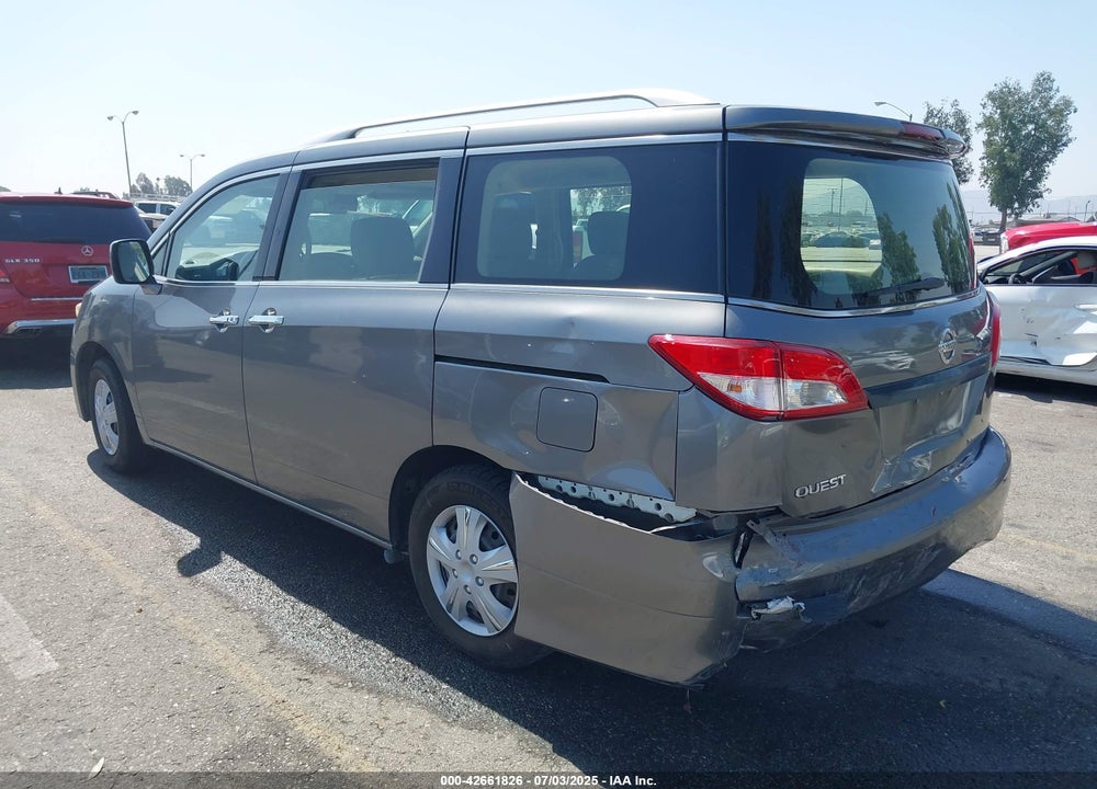 2014 NISSAN QUEST VIN: JN8AE2KP2E9106887