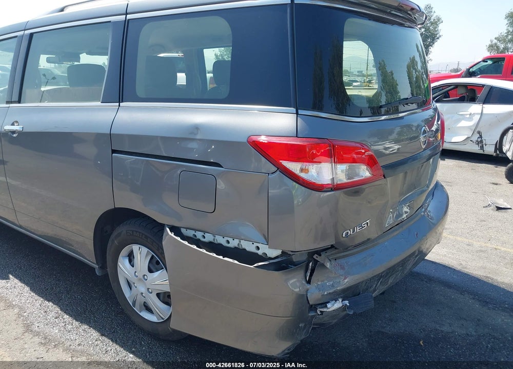 2014 NISSAN QUEST VIN: JN8AE2KP2E9106887