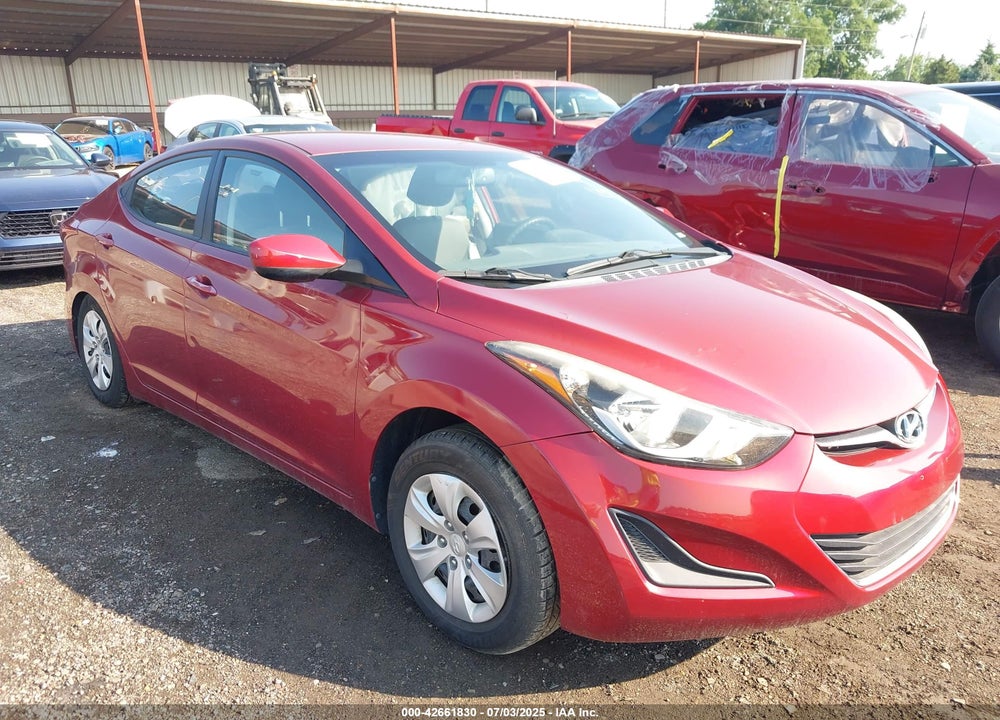 2016 HYUNDAI ELANTRA SE VIN: 5NPDH4AE8GH733728