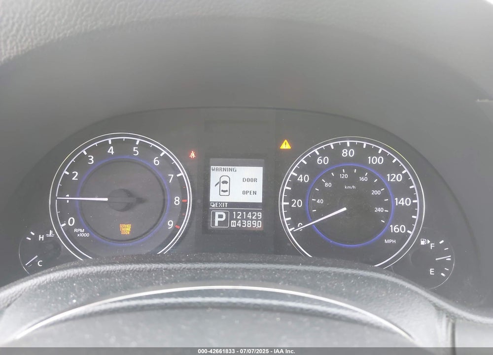 2011 INFINITI G25 VIN: JN1DV6AR6BM450155