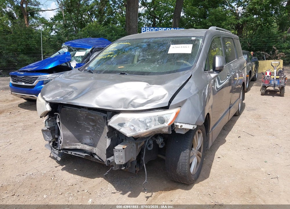 2013 NISSAN QUEST SL VIN: JN8AE2KP3D9071095