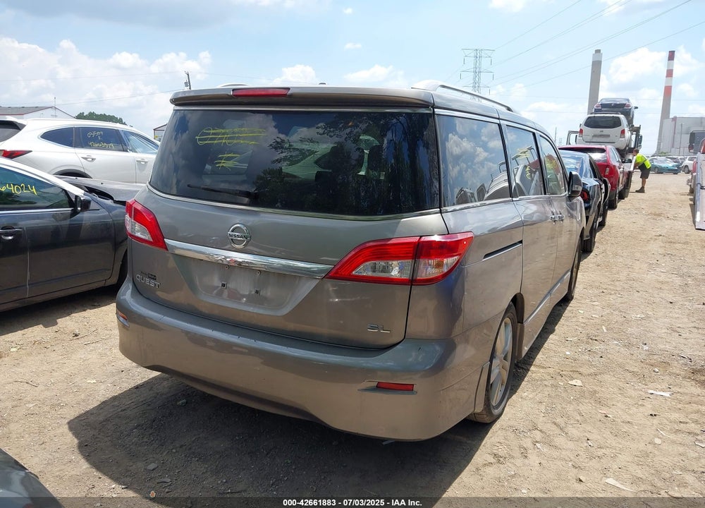 2013 NISSAN QUEST SL VIN: JN8AE2KP3D9071095