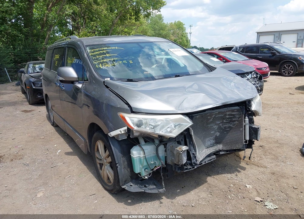 2013 NISSAN QUEST SL VIN: JN8AE2KP3D9071095