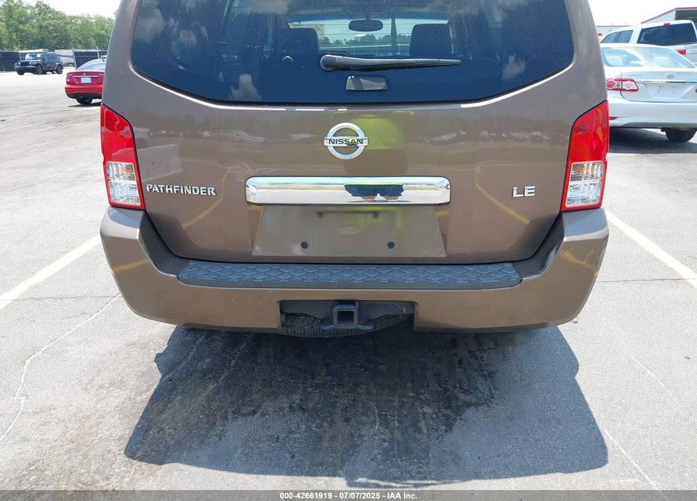 2005 NISSAN PATHFINDER LE VIN: 5N1AR18W95C701551