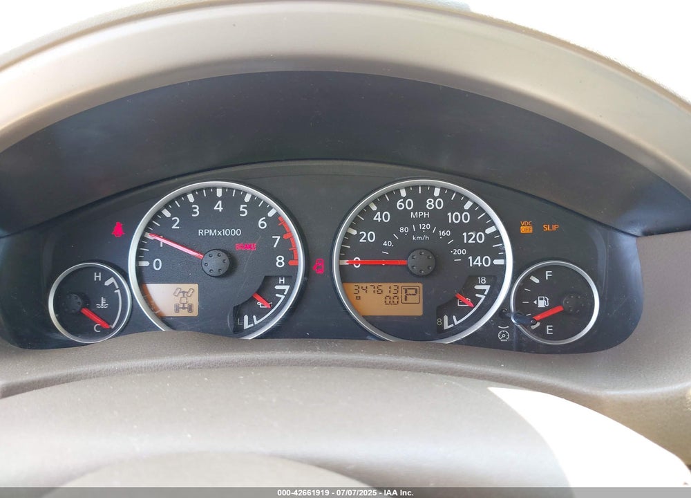 2005 NISSAN PATHFINDER LE VIN: 5N1AR18W95C701551