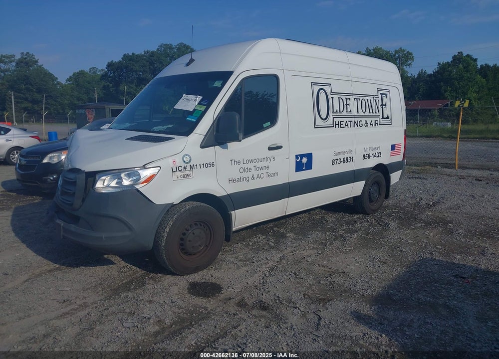 2021 MERCEDES-BENZ SPRINTER 1500 STANDARD ROOF I4 VIN: W1Y70BGY0MT062262
