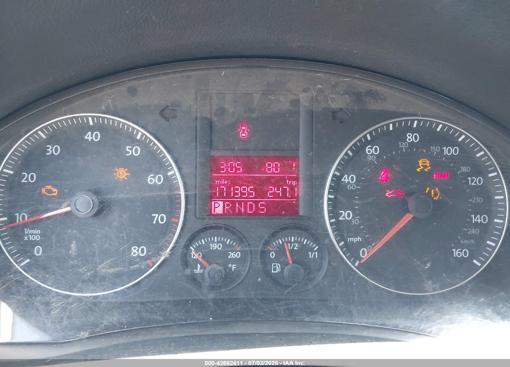 2009 VOLKSWAGEN JETTA VIN: 3VWJM71K79M056347
