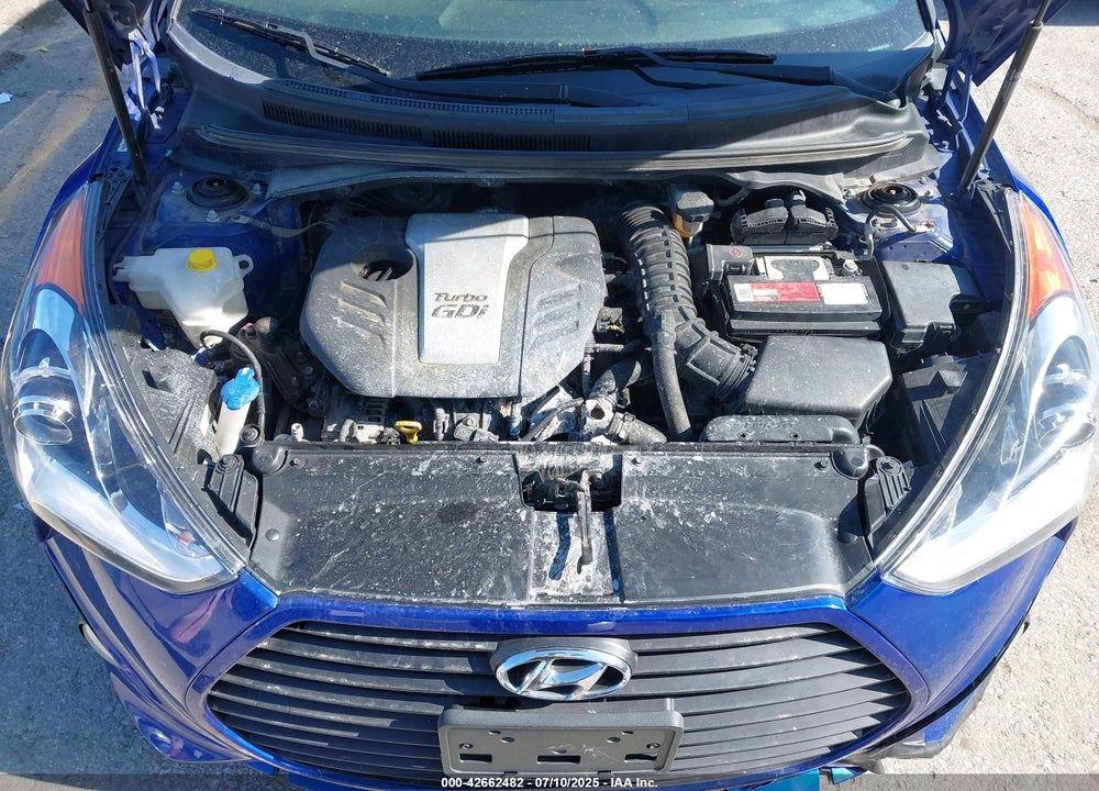 2014 HYUNDAI VELOSTER TURBO W/BLACK VIN: KMHTC6AE0EU197541