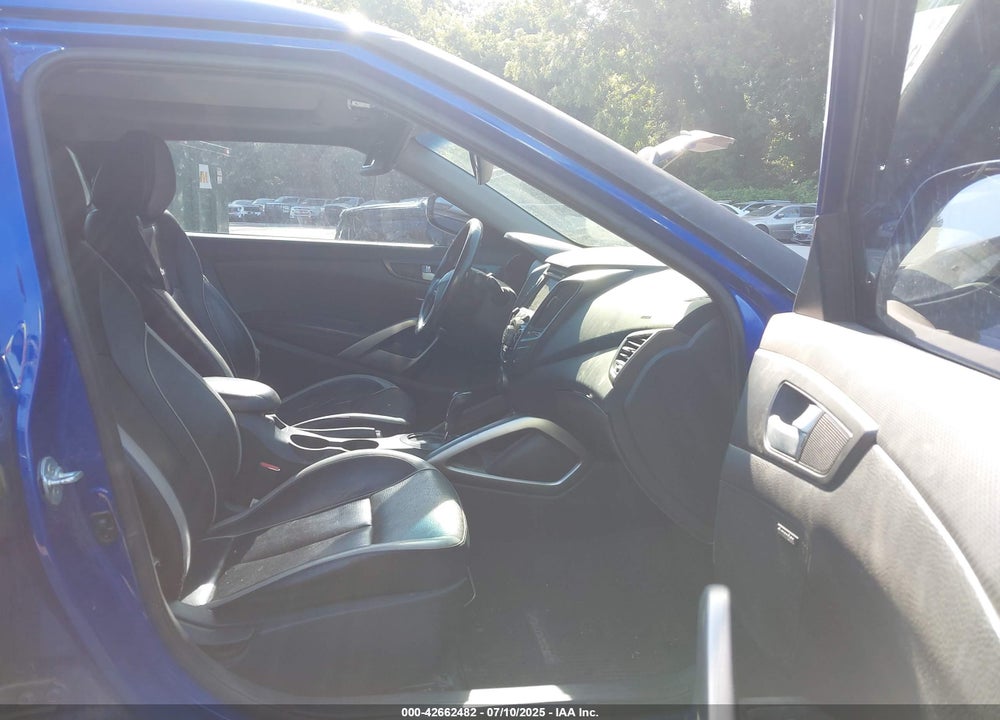 2014 HYUNDAI VELOSTER TURBO W/BLACK VIN: KMHTC6AE0EU197541