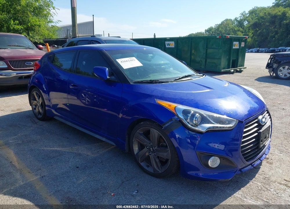 2014 HYUNDAI VELOSTER TURBO W/BLACK VIN: KMHTC6AE0EU197541