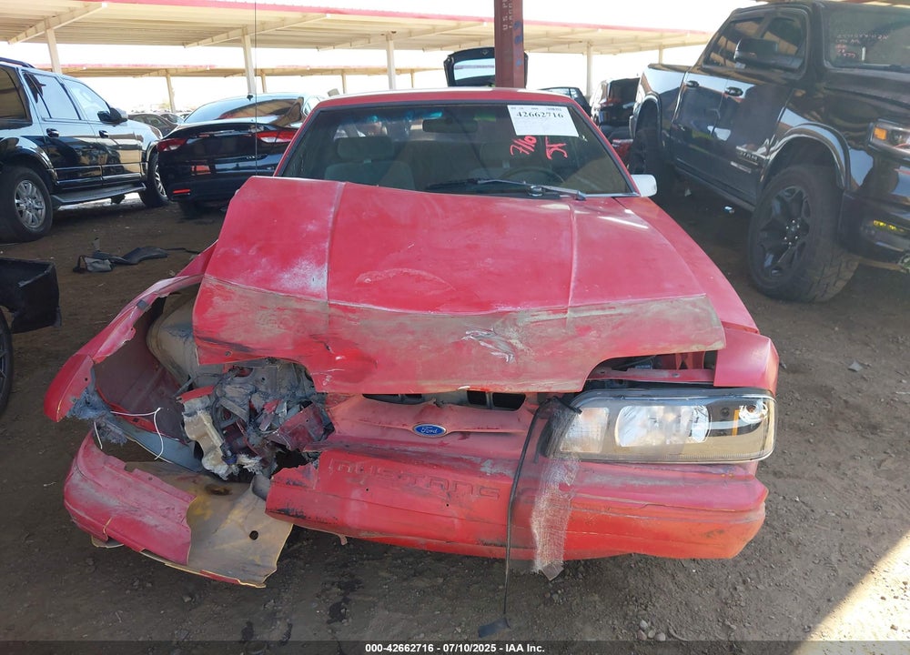 1993 FORD MUSTANG VIN: 1FACP40M9PF186931