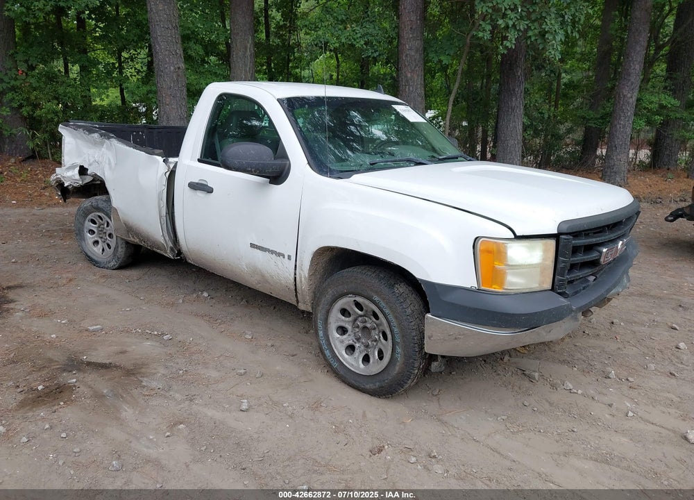 2008 GMC SIERRA 1500 WORK TRUCK VIN: 1GTEC14C58Z135313