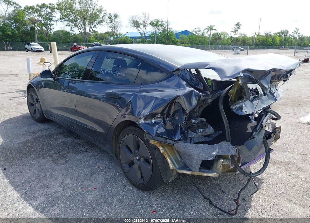 2022 TESLA MODEL 3 LONG RANGE DUAL MOTOR ALL-WHEEL DRIVE VIN: 5YJ3E1EB2NF124391