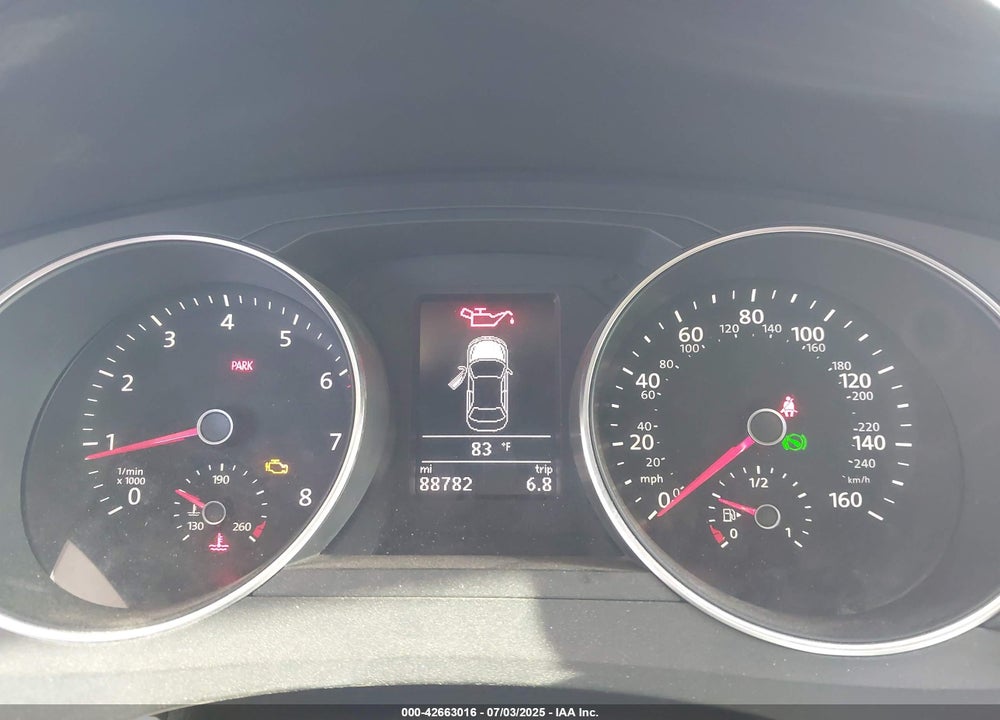 2017 VOLKSWAGEN JETTA VIN: 3VWDB7AJ9HM403136