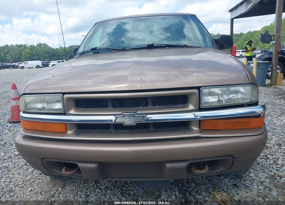 2002 CHEVROLET BLAZER LS VIN: 1GNDT13W42K196425