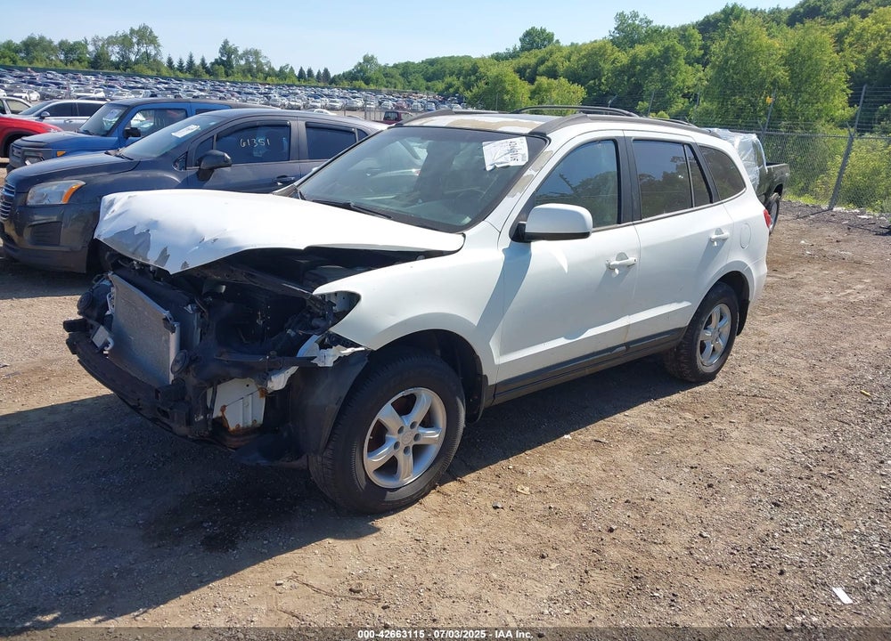 2008 HYUNDAI SANTA FE GLS VIN: 5NMSG73D38H206694