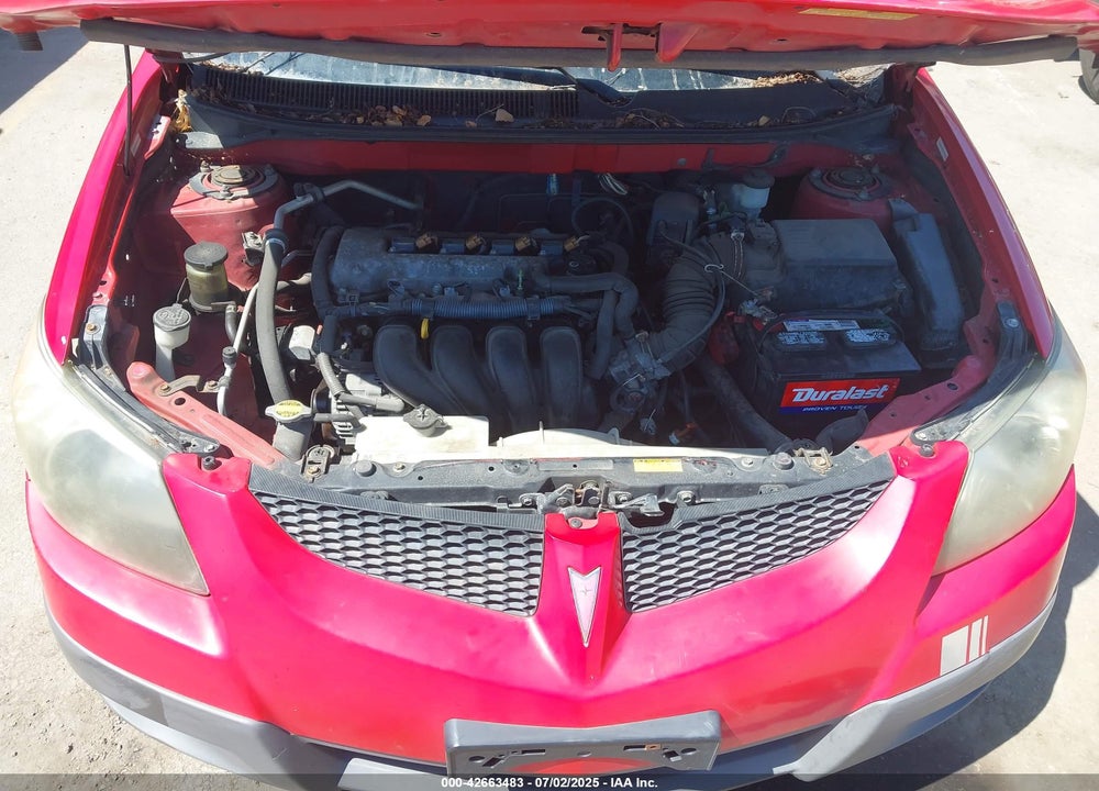 2003 PONTIAC VIBE VIN: 5Y2SL62863Z459085