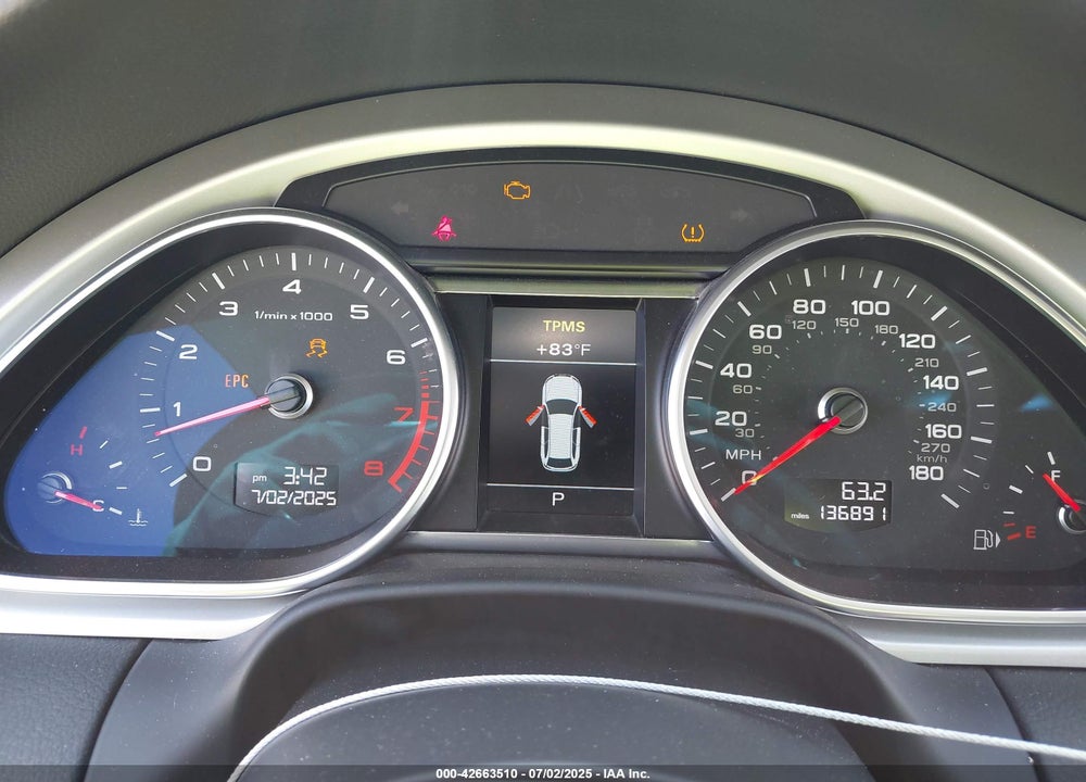 2013 AUDI Q7 VIN: WA1LGAFE5DD004376