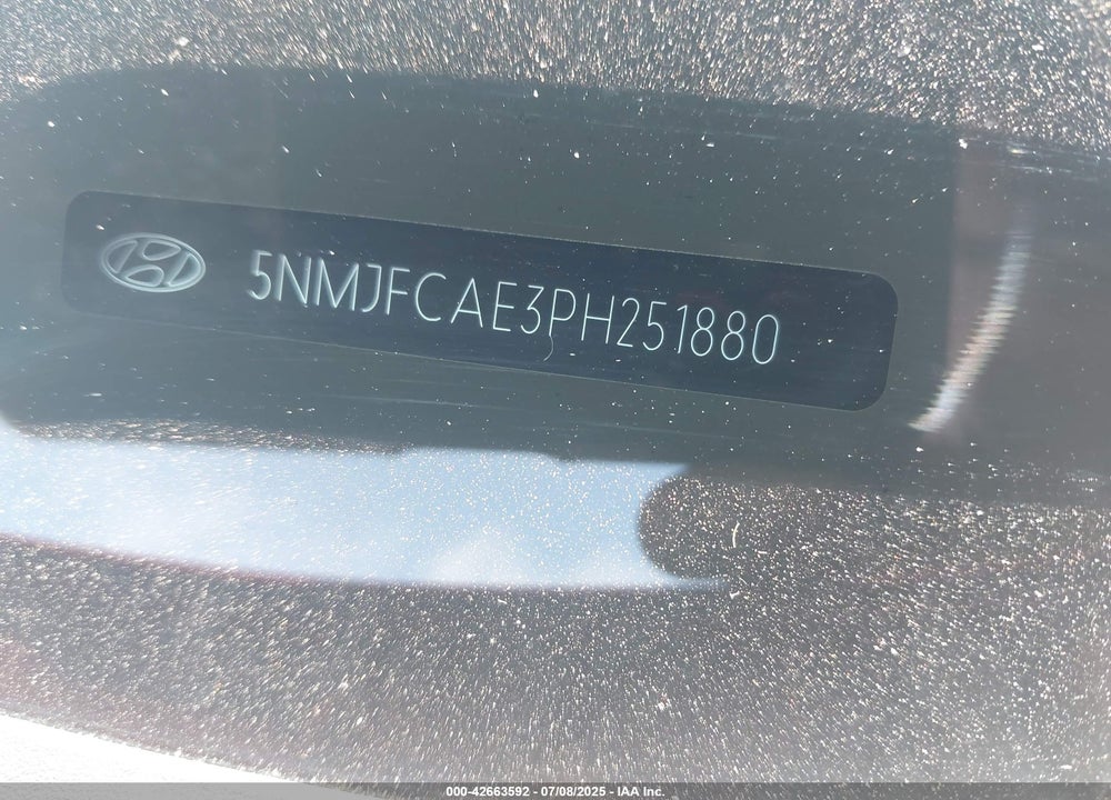 2023 HYUNDAI TUCSON VIN: 5NMJFCAE3PH251880