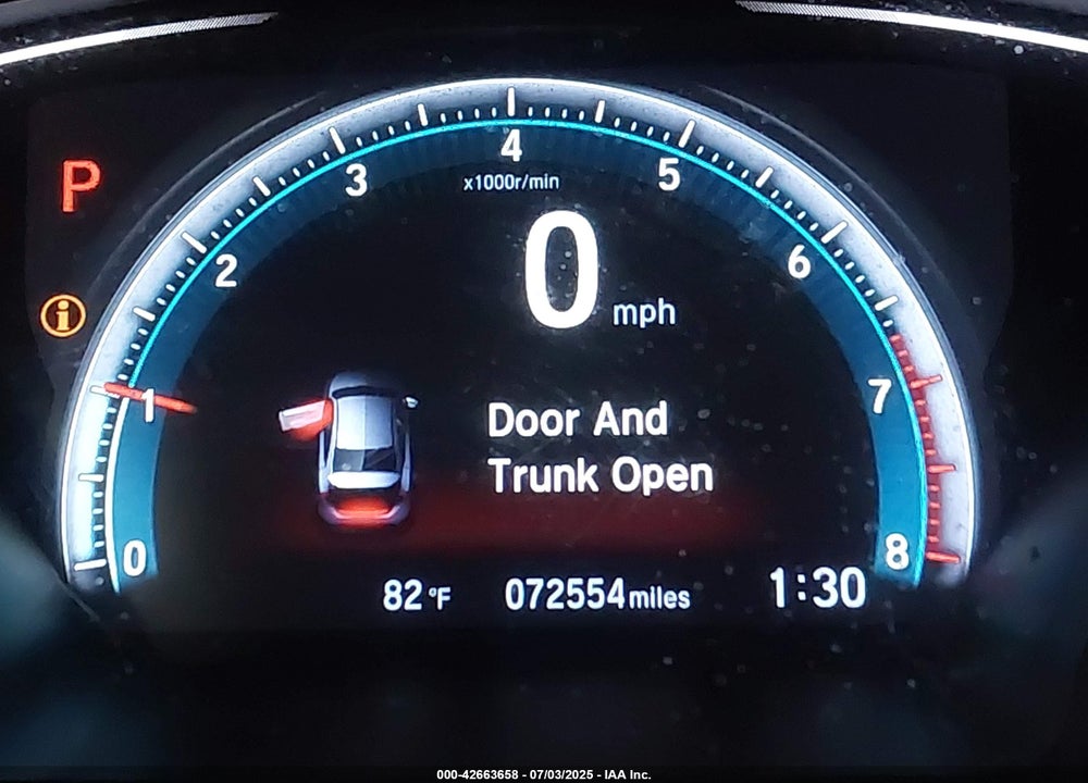 2018 HONDA CIVIC VIN: 2HGFC2F75JH569636
