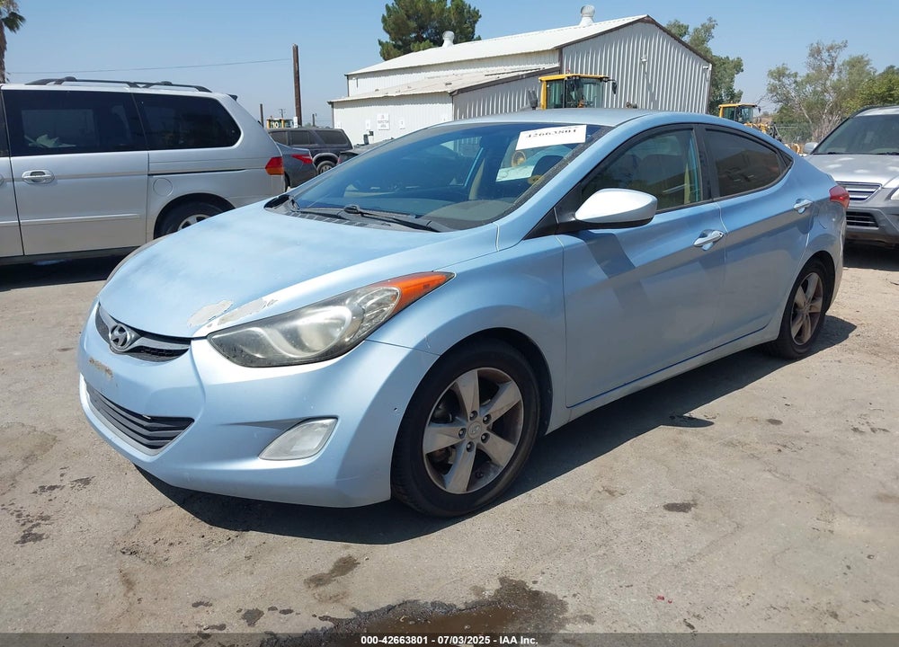 2013 HYUNDAI ELANTRA VIN: KMHDH4AE8DU592706