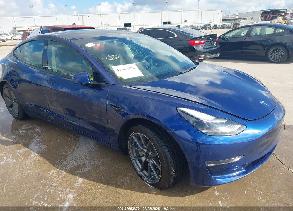 2021 TESLA MODEL 3 STANDARD RANGE PLUS REAR-WHEEL DRIVE VIN: 5YJ3E1EA1MF096332