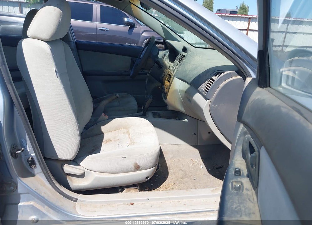 2006 KIA SPECTRA VIN: KNAFE122865260879