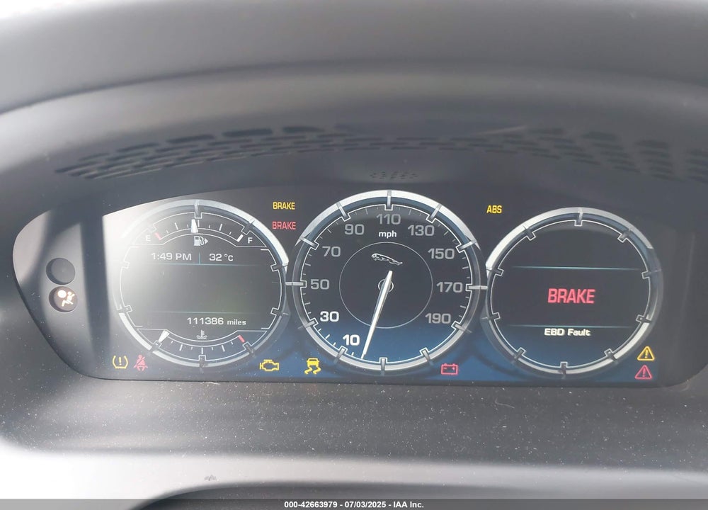 2014 JAGUAR XJ VIN: SAJWA1EK3EMV58692