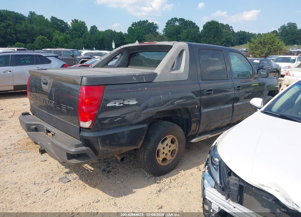 2004 CHEVROLET AVALANCHE 1500 VIN: 3GNEK12T24G114846