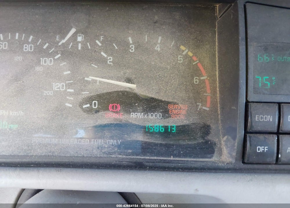 1992 CADILLAC ELDORADO VIN: 1G6EL13B5NU622807