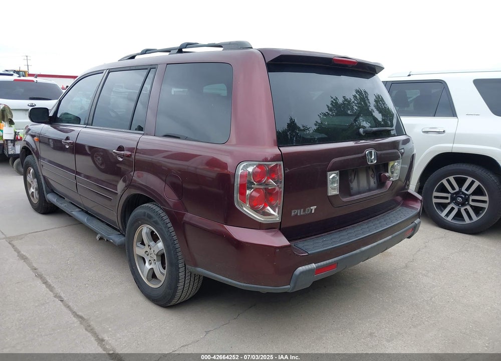 2007 HONDA PILOT EX-L VIN: 5FNYF287X7B033548