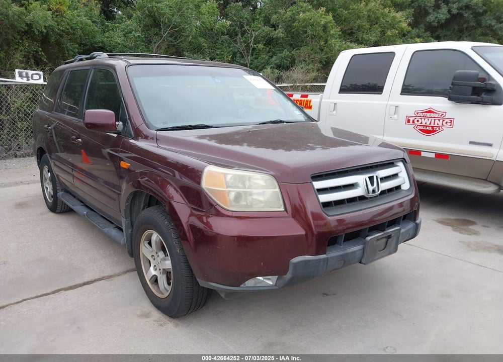 2007 HONDA PILOT EX-L VIN: 5FNYF287X7B033548
