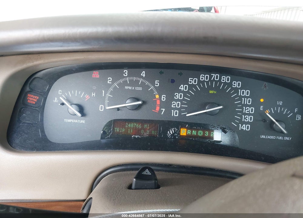 2002 BUICK PARK AVENUE VIN: 1G4CW54K024153330