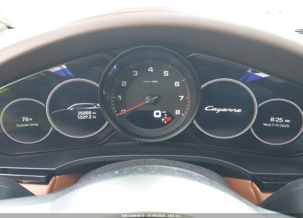 2022 PORSCHE CAYENNE VIN: WP1AA2AY9NDA05195
