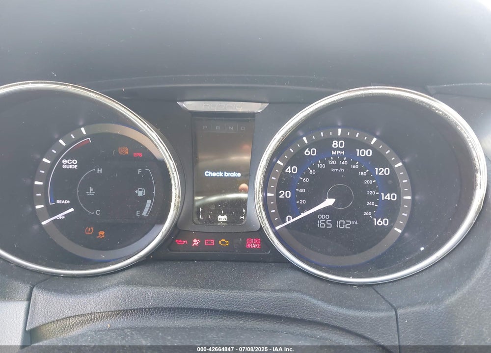 2011 HYUNDAI SONATA HYBRID VIN: KMHEC4A42BA015551