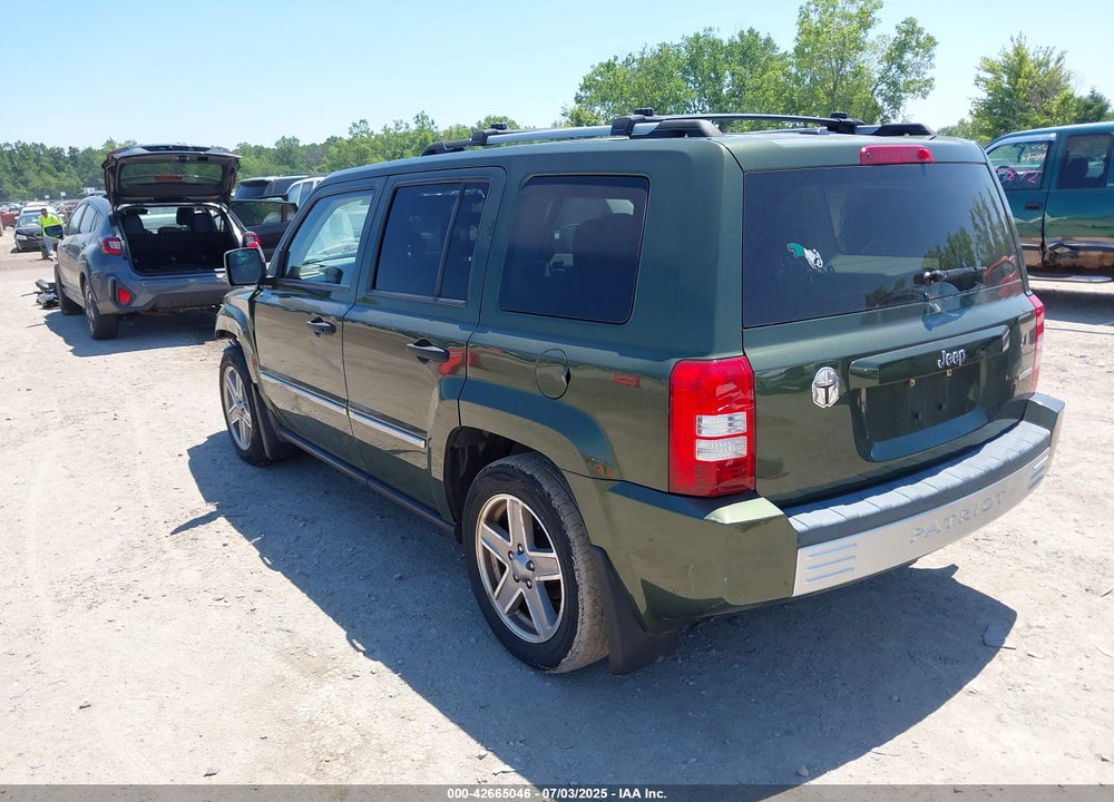 2008 JEEP PATRIOT LIMITED VIN: 1J8FT48W38D708743