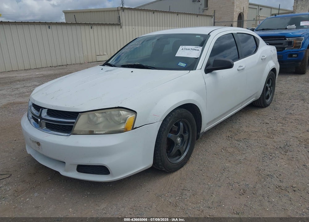 2013 DODGE AVENGER VIN: 1C3CDZAG3DN748403