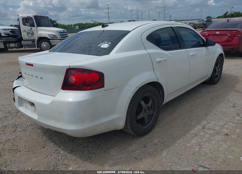 2013 DODGE AVENGER VIN: 1C3CDZAG3DN748403