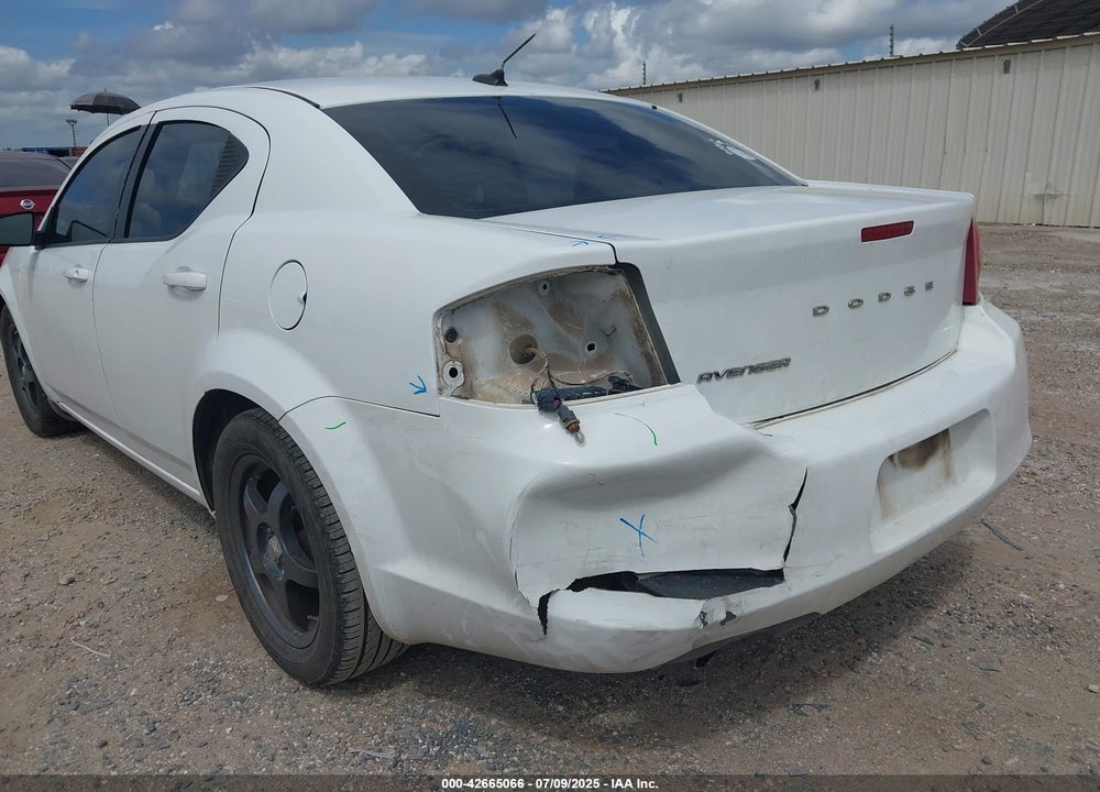 2013 DODGE AVENGER VIN: 1C3CDZAG3DN748403