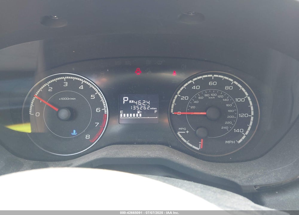 2017 SUBARU IMPREZA VIN: 4S3GTAA6XH3726067