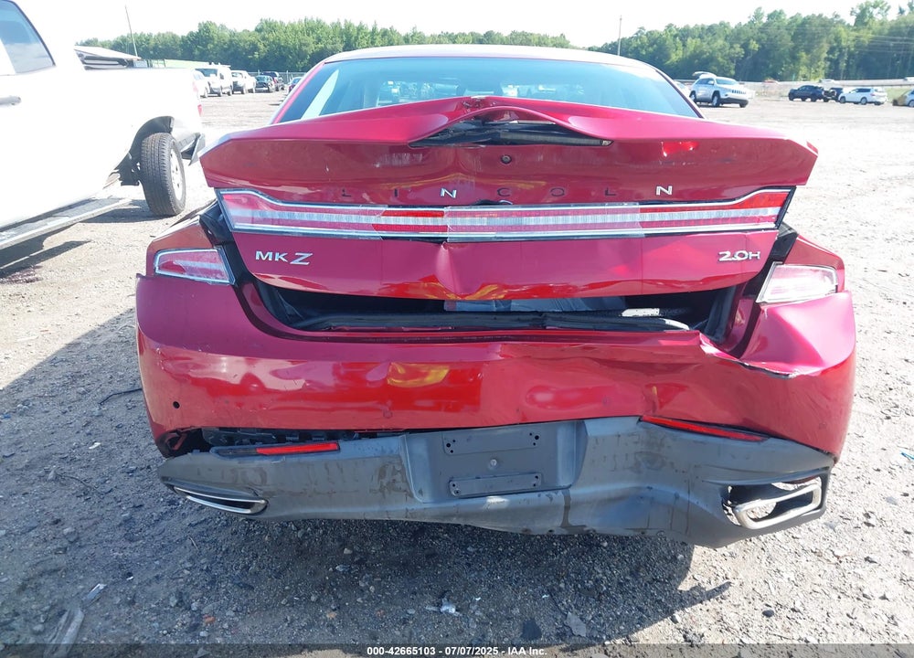 2016 LINCOLN MKZ VIN: 3LN6L2LUXGR621926