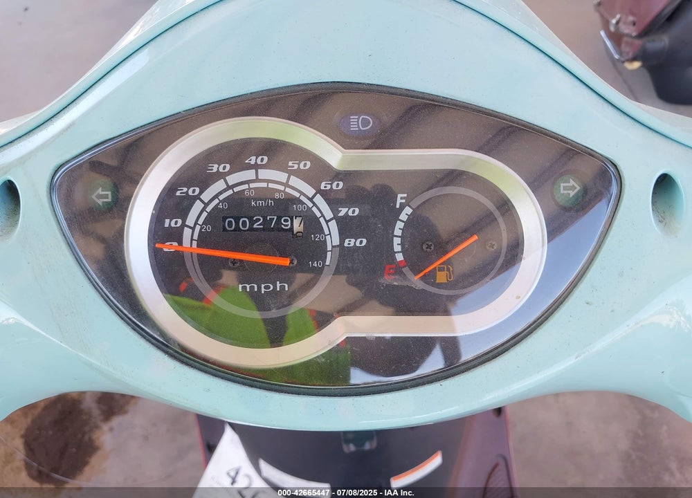 2019 SYM SCOOTER VIN: RFGBS1HEXKXAW0919