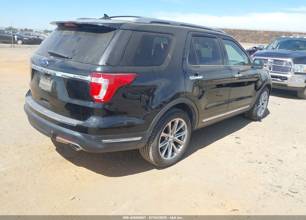 2018 FORD EXPLORER LIMITED VIN: 1FM5K7F84JGA70191