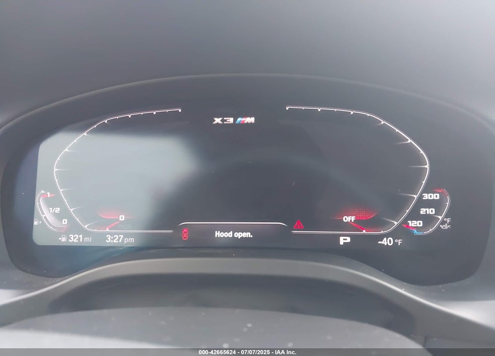 2021 BMW X3 M VIN: 5YMTS0C05M9F22797