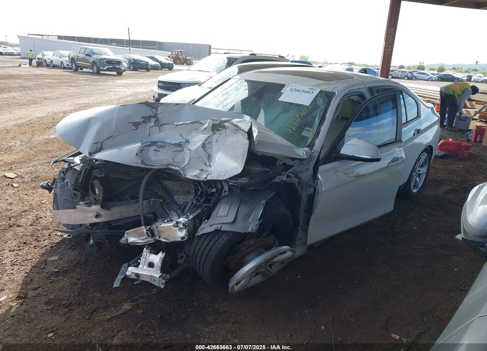 2014 BMW 3 SERIES VIN: WBA3C1C53EK113046
