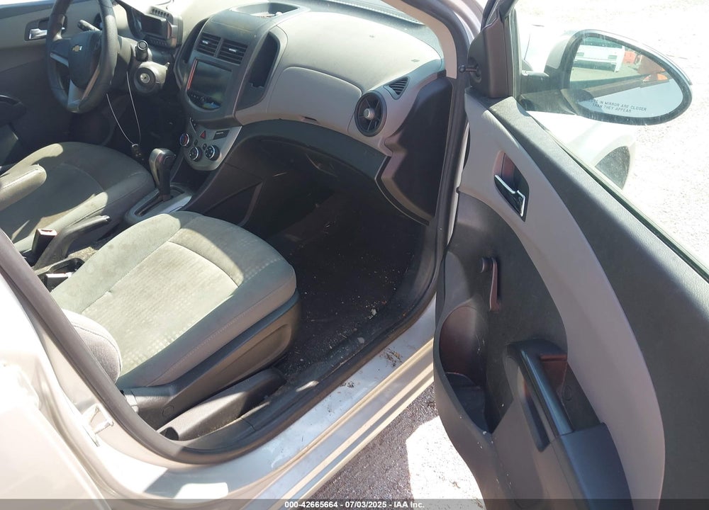 2013 CHEVROLET SONIC VIN: 1G1JA5SH1D4246936