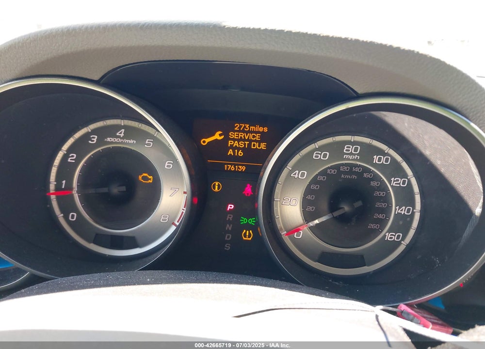 2013 ACURA MDX VIN: 2HNYD2H39DH512014