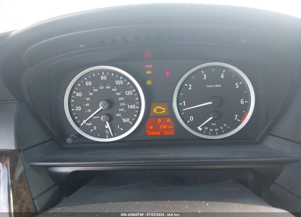 2004 BMW 545I VIN: WBANB33554B112065